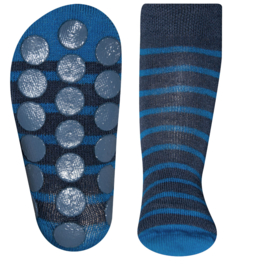 Anti slip zomer sokken set van 2 paar blauw maat 27-30