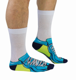 Voetbal schoen sokken  - Fun sokken  - maat 39-46