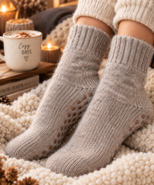 Alpaca thermo damessokken met antislip