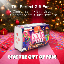 Cadeaudoos met 3 paar mix and match sokken - Drag your feet