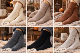 Alpaca thermosokken dames – warm en zacht