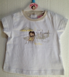 Betty Boop baby t-shirt Wit