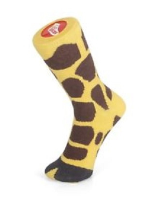 Giraf sokken - Silly socks - maat 33-37