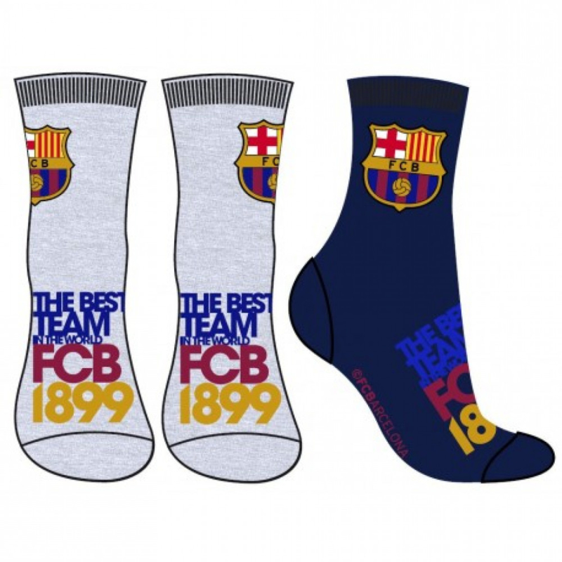 handelaar Tegen de wil oogsten FC Barcelona sokken - set van 2 paar - maat 23/26 | Kindersokken maat 23 -  26 | All4kidsshop.nl