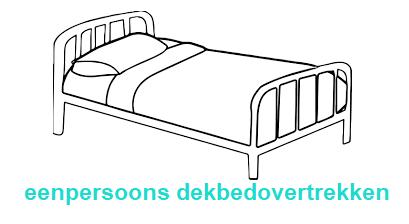 dekbedovertrekken voor eenpersoons bed
