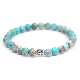 Fortuna beads armband Lily Regalite Sky Blue