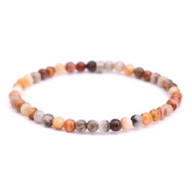 Fortuna Beads kralen armband Crazy Lace Agate
