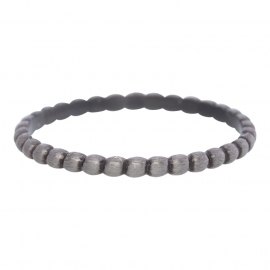 Aanbieding - Bolletjes ring iXXXi antiek zilver - maat 17 Let op vulring!