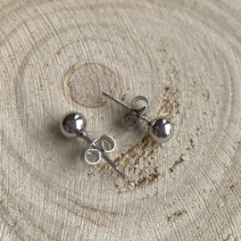 Zweerknopjes Chirurgisch Staal Zilver 5 mm
