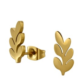 Blad Oorknopjes Goud kleine Blaadjes aan takje