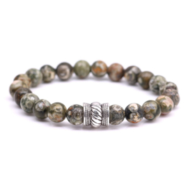 Fortuna Beads armband Bali Basic Rhyolite Jasper