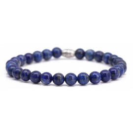 Fortuna Beads kralen armband kobalt blauw lapis