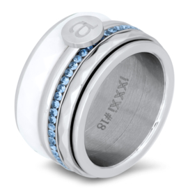 iXXXi Basisring edelstaal 1.4 cm - maat 17 Let op basisring!