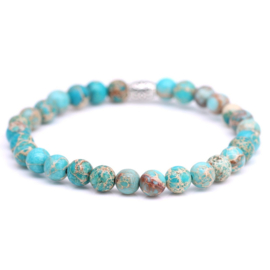 Fortuna beads armband Lily Regalite Sky Blue