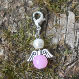 Pink beschermengeltje pearly