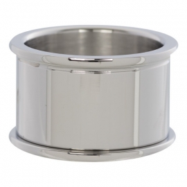 Sale iXXXi basis ring staal zilver kleur 1.2 cm - maat 17 Let op basisring!