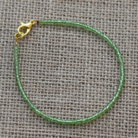 Groene kralen armband dames