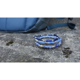 Fortuna Beads dames armband lichtblauw Italia Aventurijn
