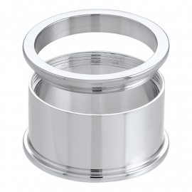 Sale iXXXi basis ring staal zilver kleur 1.2 cm - maat 17 Let op basisring!