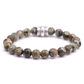 Fortuna Beads armband Bali Basic Rhyolite Jasper