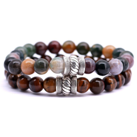 Fortuna Beads kralen armband Indische Agaat