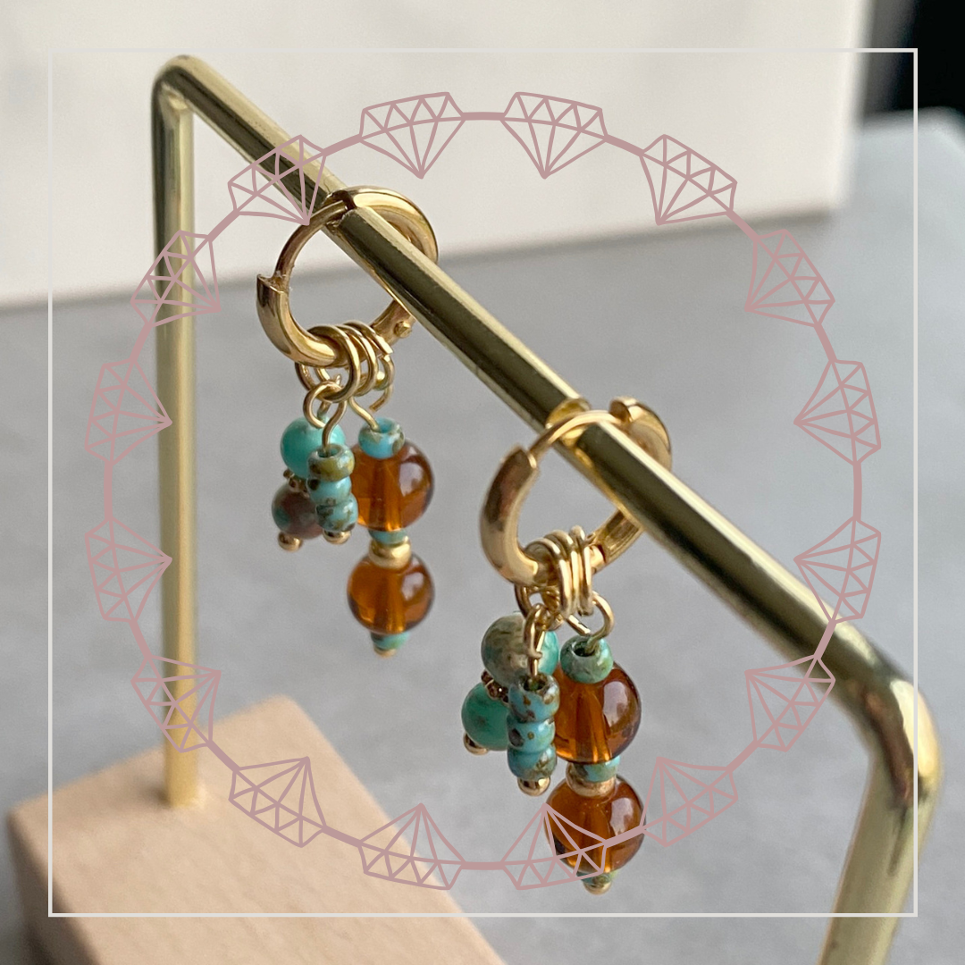 Kerst oorbellen By Idhuna Jewels