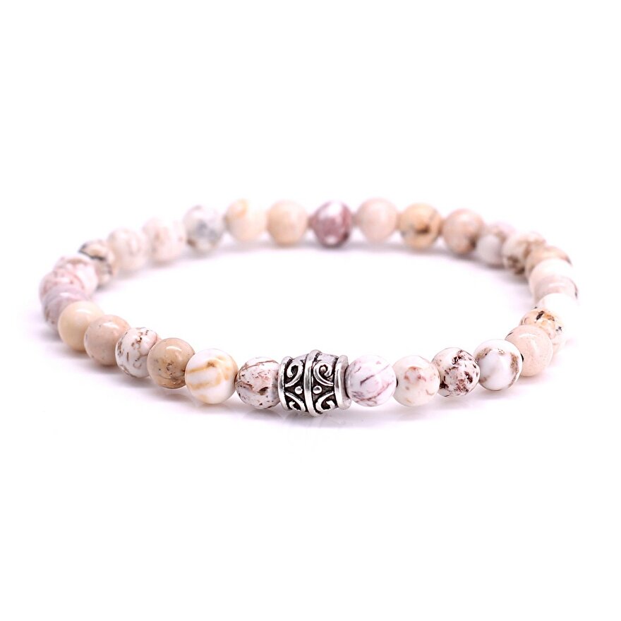 Fortuna Beads armband Basis beige howliet