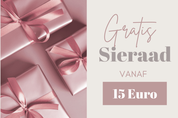 Gratis Sieraad bij je bestelling vanaf 15 euro