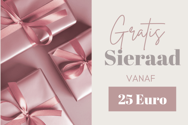 Gratis Sieraad bij je bestelling vanaf 25 euro