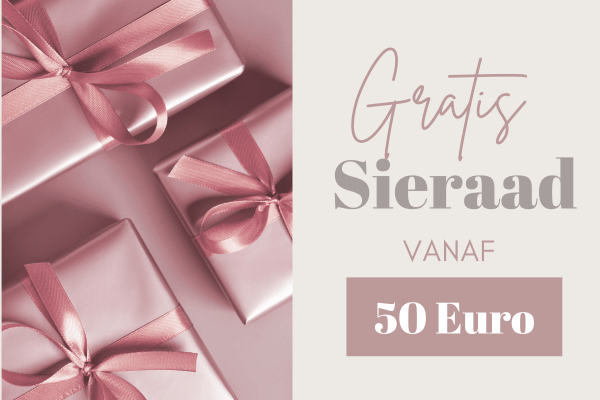 Gratis Sieraad bij je bestelling vanaf 50 euro
