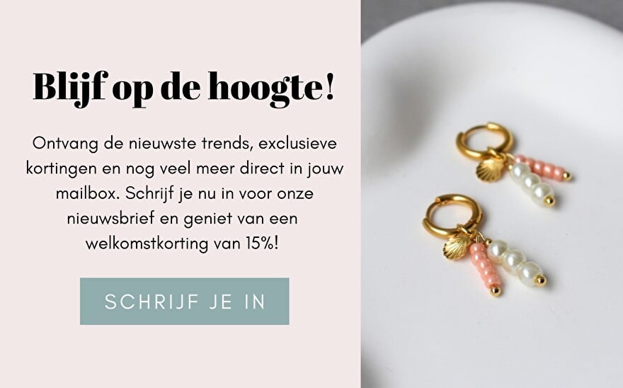 Schrijf je in voor de nieuwsbrief van Idhuna jewels