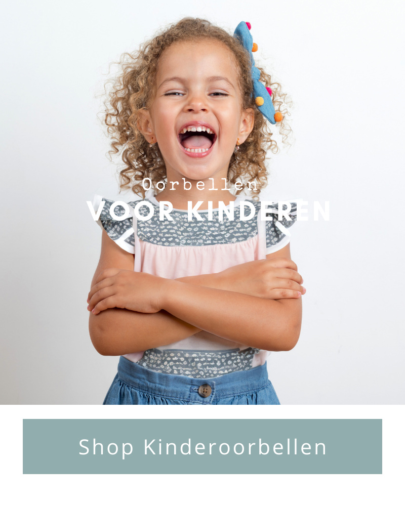 Koop kinderoorbellen voordelig bij idhuna Jewels