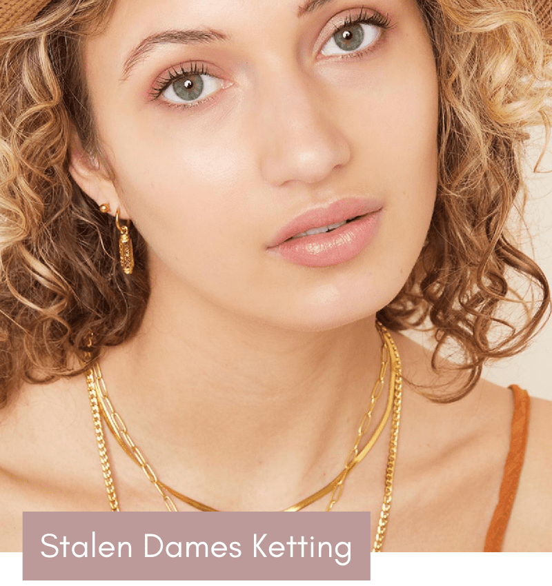 Stalen Dames Ketting