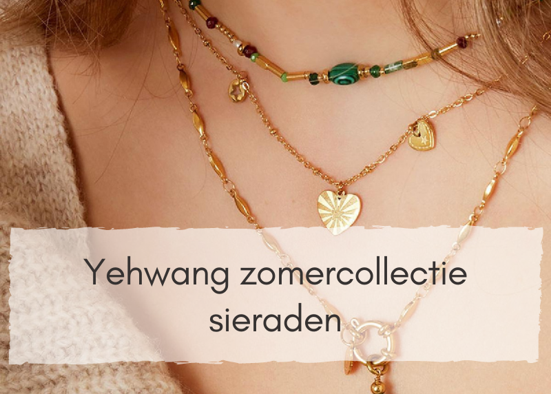 Yehwang zomercollectie stalen sieraden