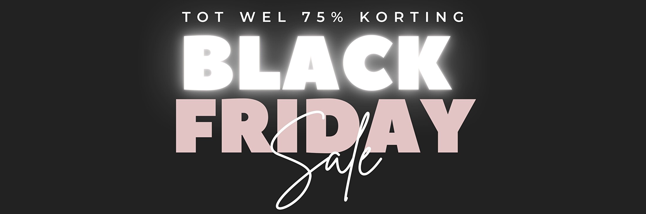 Black Friday Sale tot wel 75% korting