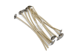 - NIEUW - SQ ECO Lont voor plantaardige was - 39/24 - natuurlijk gewaxt - 80 / 85 mm	- KLW539