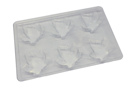 Soap mold - Leaf - 6 units - ZMP129