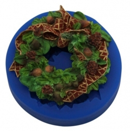 - SALE - First Impressions - Mold - Christmas - Wreath - SE296