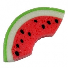 Fruitspons - Watermeloen (rood-wit-groen) - SPO05