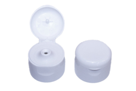 hinged cap - white - large - 28 mm - FKD04