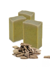 SQ-Natural - Olive Oil Soap - Ghassoul Atlas Clay & Mint - SQN08