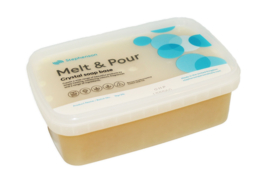 Glycerin soap - melt & pour soap base - 100% natural - Organic - Crystal OMP - GGB23