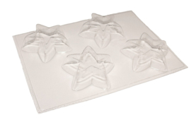  - SALE - Soap mold - Star - 4 units - ZMP042