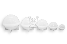 Silicone soap mold - Christmas ball (2-piece) - 60 mm diameter - ZMR064
