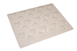  - SALE - Soap mold - hearts - little - 27 units - ZMP023