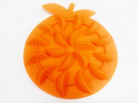 rubber shape - orange slices - ZMR041