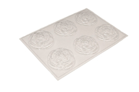  - SALE - Soap mold - roses - large - 6 units - ZMP038