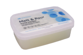 - PM OFFER - melt & pour soap base - transparent - sweat free - suspension - Crystal SU - GGB05