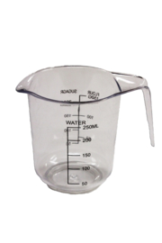 plastic measuring cup - hard - 250 ml - MEM11