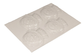  - SALE - Soap mold - Snowman - 4 units - ZMP053
